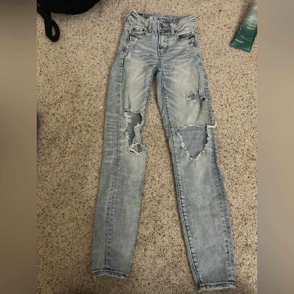 american eagle stretch jeans